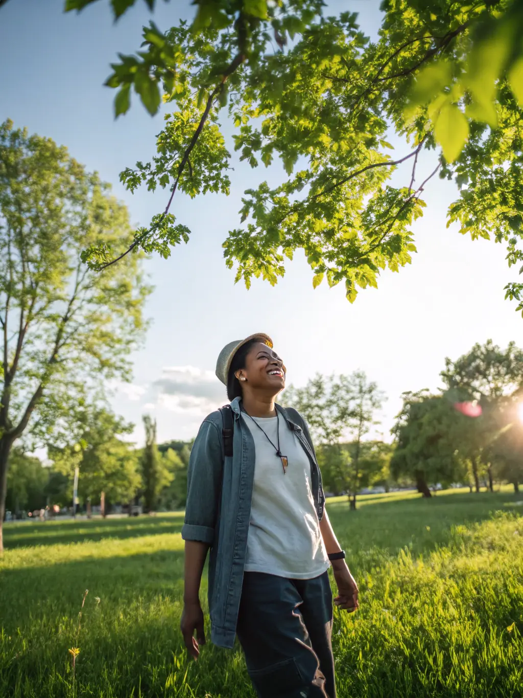 A person smiling confidently, representing the security of life insurance.
